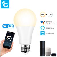 Tuya Wifi Smart Light Bulb LED RGB Lamp E27 110V 220V Smart Light Bulbs Led Lamps For Google Alexa Alice Voice Control Cold Warm
