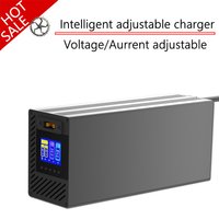20A 24V 48V 58.4V 72V 60V 84V Li-ion Lifepo4 chargeur de batterie au Lithium Curren ajuster 10S 13S 54.6V Charge rapide 8S 16S 20S 24S partie