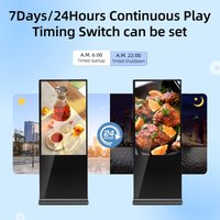 65 Inch 4K Digital Signage Kiosk Indoor Floor Standing Commercial Monitor Advertising Display LCD Totem with HDMI Input Player