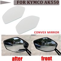 Motorcycle Accessories Convex Mirror Increase View Vision Rearview Mirrors Side Mirror For KYMCO AK550 AK 550