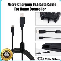 【Fast Delivery】2M Micro USB Charging Data Cable Power Cord For PS4/XBOX One Gamepad Controller For PS4 Accessories&Mobile Phone