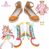Uma Musume Agnes Digital Cosplay Shoes Boots Custom Made Halloween Christmas Shoes