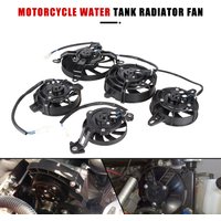 Motorcycle 12V Radiator Fan 3"/4"/5"/6"/9" Electrofan Cooling For Motocross Pit Dirt Bike Motorbike ATV Quad Buggy Engine Cooler
