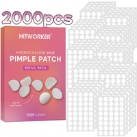 2000/1200 pieces/set of hydrogel patches for acne coverage, suitable for men and women, suitable for all skin types