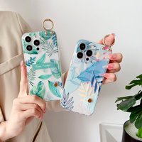 For Samsung Galaxy S20 S21 S22 S23 S24 S25 Plus Ultra FE Edge Rainforest Trees Case Wrist Strap