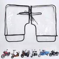 AliExpress NONE Transparent Waterproof Motorcycle Handlebar Mitts Winter Warm Windproof Electric Bike Handle Gloves Thickened PVC Rain Cover