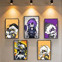 cool N and Uzi Murder Drones Poster HD Art Wall Waterproof Home Living Room Bedroom Bar Aesthetic Decoration