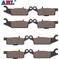 AHL Motorcycle Front Rear Brake Pads For Yamaha YFM550 YFM 550 Grizzly 2009-2014 YFM700 YFM 700 Grizzly FGPW PFG 2007-2015