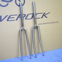 AliExpress SILVEROCK TSUNAMI Chrome Forks for Road Bike Chromoly Steel 4130 700C Rigid Fork 1 1/8