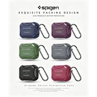 Spigen for Apple AirPods 3 Carbon Fiber Protective Case AirPods Pro 2 Wireless Earphone Charging Box Anti-Fall