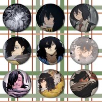 S-Shota A-Aizawa Round Snap-in Brooches Rock Band Lapel Pins Badges Fan Collection Accessories Jewelry Handmade Gifts