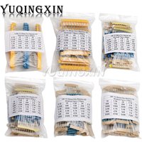 150PCS 300PCS 1/2W 1W 2W 3W Resistance 1% Metal Film Resistor Assortment Kit Set 30Values Each 5/10PCS 1R-750R 1K-820K Ohm