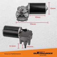 24v/Dc Electric Gearmotor Speed Torque Reversible Adapter Gear Box Motor 45w new