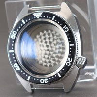 41mm Luxury Diving Watch Case Sapphire Crystal For Tuna Turtle Seiko NH35 NH36 NH38 NH34 Movement 28.5mm Dial With Chapter Ring