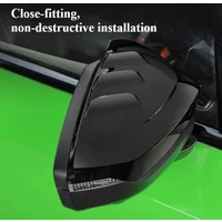For Audi A3/A3L 2021-2024 Modified Accessories for Ox Horn Shell of Rearview Mirror Car Accessories Anti-scratch Modification