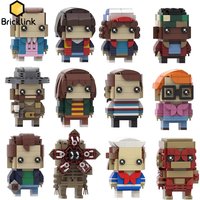 Bricklink MOC 40549 Strangers TV Movie Action Figures Bricks Sets Demogorgon Monster Building Blocks Kid Toys Christmas Gift