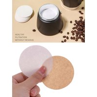 100Pcs Round Coffee Filter Paper 56mm 60mm 68mm For Espresso Coffee Maker V60 Dripper Coffee Filters Tools Moka Pot Paper Filter