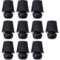 10PCS 0.7*0.4inches Universal Rubber Car Door Damper For Hyundai K3 K4 For Elantra For Accent For Tucson Black Accessories