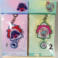 Alien Stage Anime KeyChain Women Key Chain for Men Key Ring Acrylic Car Keyring Party Diy Pendant Japan Cos Girls Gift