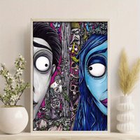 5D Diamond Mosaic Cartoon Corpse Bride Full Round/Square DIY Diamond Painting Complete Kit Home Decoration Frameless