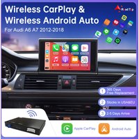 Road Top Wireless CarPlay für Audi A6 C6 A7 C7 S6 S7 2012-2018 Android Auto mit AirPlay Mirror Link Car Play Funktionen