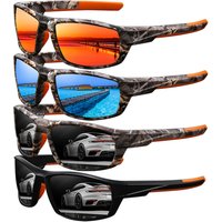 AliExpress WSZ 4PCS Fashion Vintage Pattern Fishing Driving Cycling Men Women Running Mountaineering Sport Protective Glasses