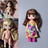 1/6 doll of girl accessories mini boy girl licca original kely huihuigongzhuwanjun cangku