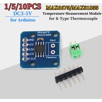 1/5/10Pcs MAX31855 K-Type Thermocouple Temperature Measurement Module MAX6675 with SPI Interface for Arduino