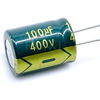 2-5PCS 400V100UF Aluminum Electrolytic Capacitor Original Low Esr/impedance High Frequency Size 18*25 100uf400v 400v100uf 20%