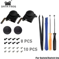 DATA FROG 3D Analog Thumb Stick Ersatzset – Ersatzteile für Switch/Lite/OLED Joy-Con Controller Reparaturzubehör