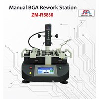 Oryginalne ZM-R5830 gorące powietrze stacja lutownicza Bga 3 strefy