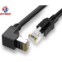 90 Degree Industrial Ethernet Cable Double Shielded Short Connector Category CAT6A CAT5E RJ45 STP Suitable for POE/PLC 100m 50m