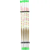 10Pcs/lot Fishing Floats Balsa Flotteur Peche Shallow Water & Ice Floating Bobbers Wooden Float For Fishing Accessories Tackle