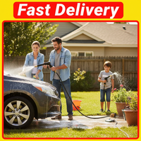 1/2pcs Portable High Pressure Washer Stonego Car Cleaning Water Blaster Garden Hose Sprayer Multipurpose Tool