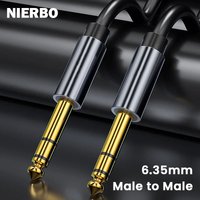 NIERBO 1/4 Inch Cable 6.35mm to 6.35mm Instrument Cable 1/4 Inch Guitar Instrument Cable Premium 6.35mm Mono Jack 1/4" TS Cable