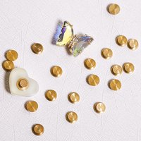 5Pcs Manicure Rotating Universal Rotating Bearings Jewelry Accessories Rotatable Transfer Bead Nail Decoration