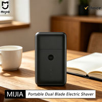 New Xiaomi Mijia Electric Shaver Reciprocating Dual Blade MSW201 IPX7 Ultra-thin Portable Magnetic Suction Noise Reduction Blad