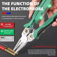 8 In 1 Wire Stripping Pliers Multifunction Electrician Cable Stripper Cutting Splitting Repair Hand Tools Pliers
