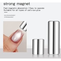 KANIU 1PCS Super Strong Cylindrical Magnetic Long and Short Styles Round Nail Art Cat Eye Gel Magnetic Stick Manicure DIY Tools