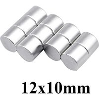 12x10 mm Super Powerful Strong Magnetic Magnets Permanent Neodymium Magnets 12x10mm Small Round Magnet 12*10 mm