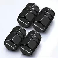 4Pcs Car Wheel Valve Air Core Cap Auto Tire Accessories For Mercedes Benz AMG GLC W203 W206 W220 W205 W211 W212 W201 W210 W108