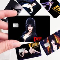 Film E-Elvira M-Mistress Of The D-Dark Anime Matte Front Skin Film Sticker Cover For Small Chip Credit Card Debit Card