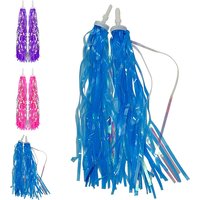 AliExpress GIYO 2Pcs Children Bike Bicycle Handlebar PVC Streamer Colorful Tassel Decor PE Ribbon Stroller With Ribbons And Tassels Bike Part