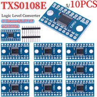 1-10PCS TXS0108E Logic Level Shifter Bi-Directional Module 3.3V 5V 8 Channel Voltage Level Translation Module for Raspberry Pi