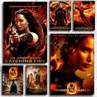Classic Movie Game H-Hunger Poster Decorative Wall Art Stickers Mural Photo Print for Home Living Room Hallway Decor