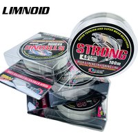 Limnoid 100m Transparent Nylon Fishing Line 3.8kg-21kg Invisible Line Super Strong Fast Water Cutting For Saltwater Freshwater
