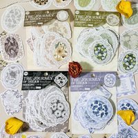 Journamm 40sheets Vintages Paper Stickers for DIY Journaling Collage Decoration Photo Albums Magazines Scrapbooks Stickers