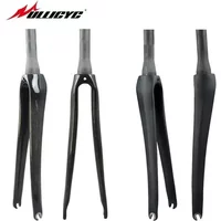 AliExpress NONE Ullicyc Road Cycling Carbon Fork Parts Brake 700c Wheel Barrel Axis Fork 28.6mm 3k Gloss Matte Bicycle Accessories QC377