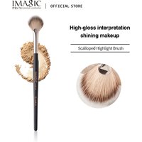 IMAGIC 1Pc Highlighting Blush Brush Black Single Facial Makeup Soft Professional High Quality Multifunction Cosmetic Beauty Tool