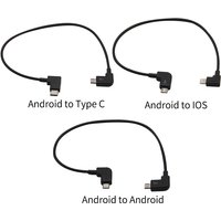 Micro-Port Cable Micro-USB to Lighting/type C/Micro USB for DJI Xiao SPARK MAVIC PRO Air Drone Remote Control Data Cable Adapter